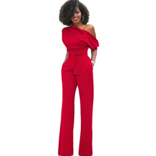 Women Jumpsuits And Rompers - Red