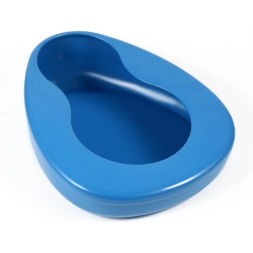 Patient Hospital Home Bed Pan - Blue
