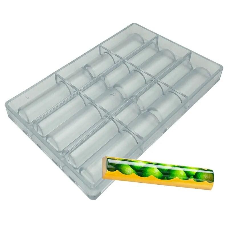 Large Stick Chocolate Mold Polycarbonate 3D Candy Maker PC Tray