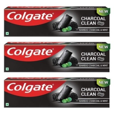 Colgate Charcoal Toothpaste For Whitening Teeth - 3pcs - 120g