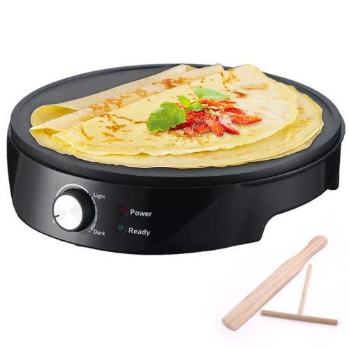 Electric Crepe Pancake Rotisserie Tortilla Bbq Pizza Maker Griddle