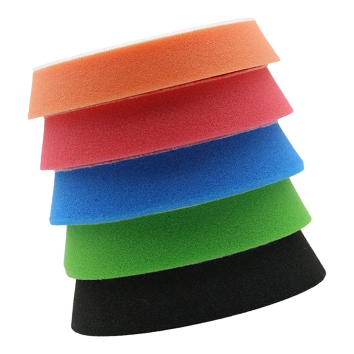 5Pcs Sponge Polishing Pads 150mm/6 Inch Foam Buffing For Clear Tools