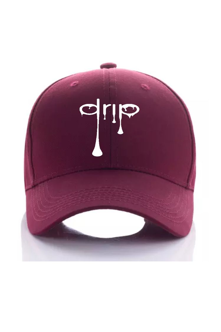 Clean Design Face Cap - Wine Color