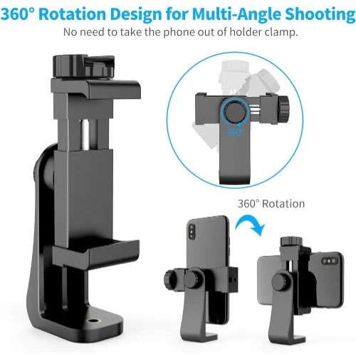 Tripod Phone Holder For Phone Stand Shooting Clip Mount