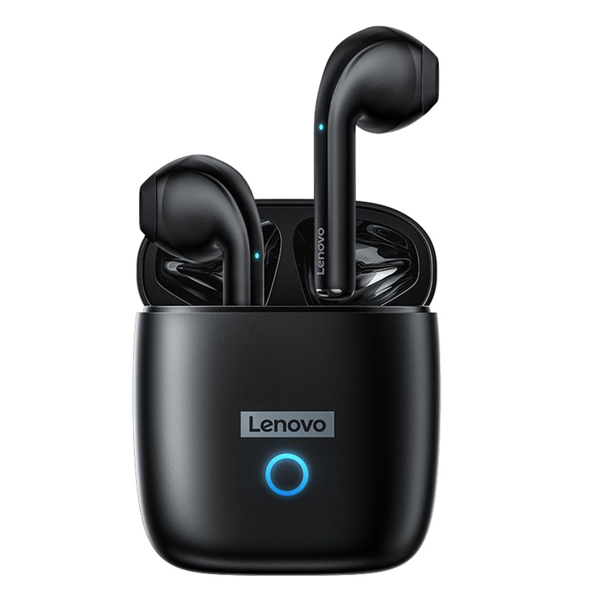 Lenovo LP50 True Wireless BT Headphone Semi-in-ear Sports Music Earbuds BT5.0 Chip HiFi Sound Quality ENC Noise Reduction Black