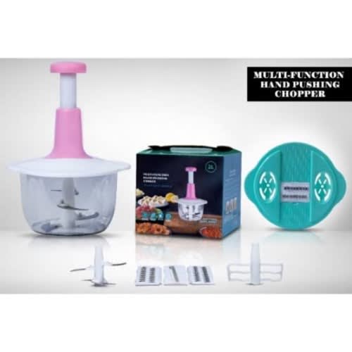 Multifunctional Vegetable Chopper - Complete Set With 2 Liters Bowl