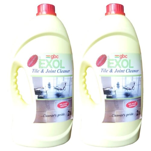 Gbc Antibacterial Exol Tile & Joint Cleaner - 2l - 2 Pieces