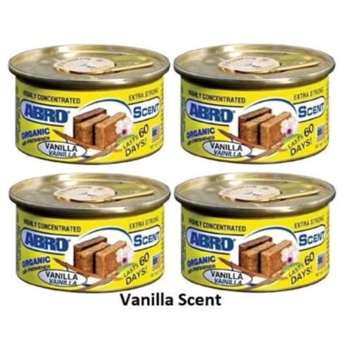 Extra Strong Vanilla Scent Air Freshener -42g X 4pcs