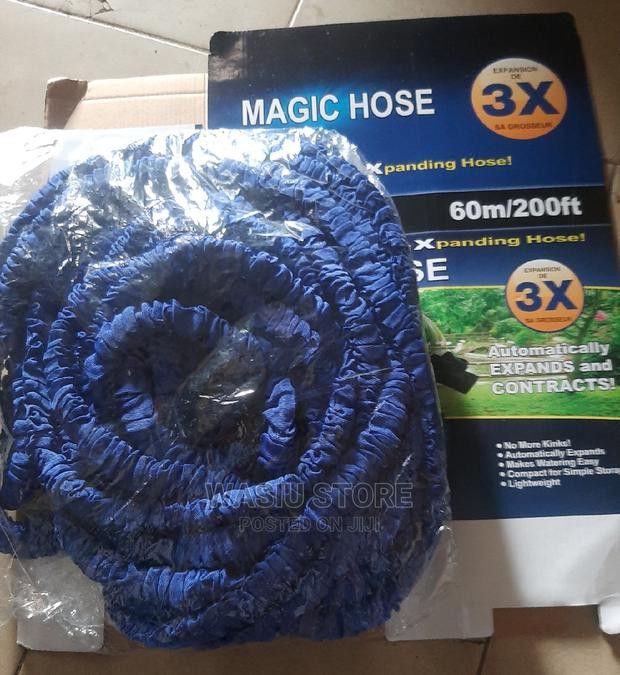 Magic Hose Car Wash Garden Watering Hose Pipe With Gun (200ft)