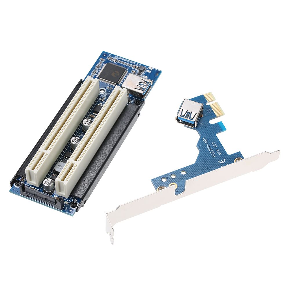 PCI-E To PCI Adapter Card PCI-E To Dual PCI Slot Expansion
