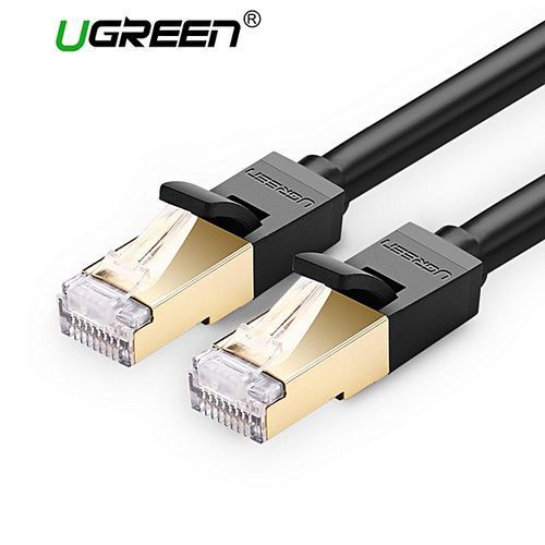 30 Meter Round Ethernet Cable Cat7 RJ45 Network Patch Cable Flat 10 Gigabit 600Mhz Lan Wire Cable Cord Shielded For Modem, Router, PC, Mac, Laptop, PS2, PS3, PS4, XBox, And XBox 360 Black By HonTai