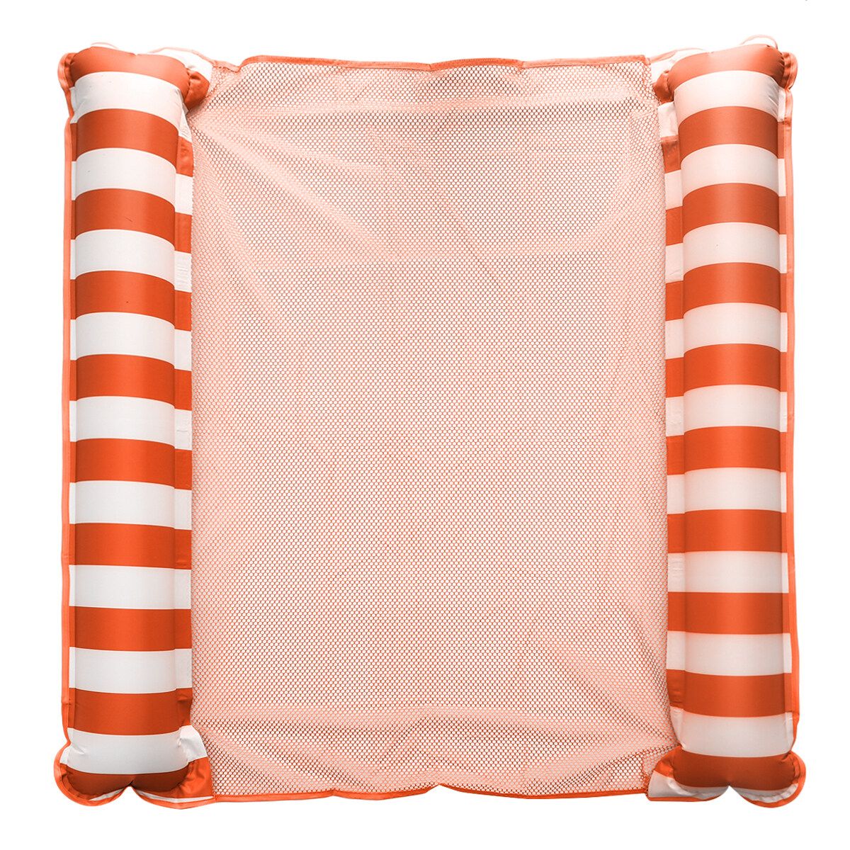 Inflatable Water Hammock Floating Bed Sports Air Mattress Lounge Chair DrifterS Orange-Double