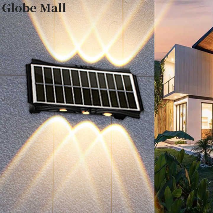 Solar Colorful Ambient Wall Lights Outdoor Lights RGB 8 Stalls