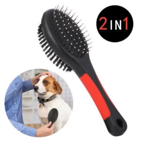 Double Sided Pet Brush For Dogs And Cat- 1 Piece