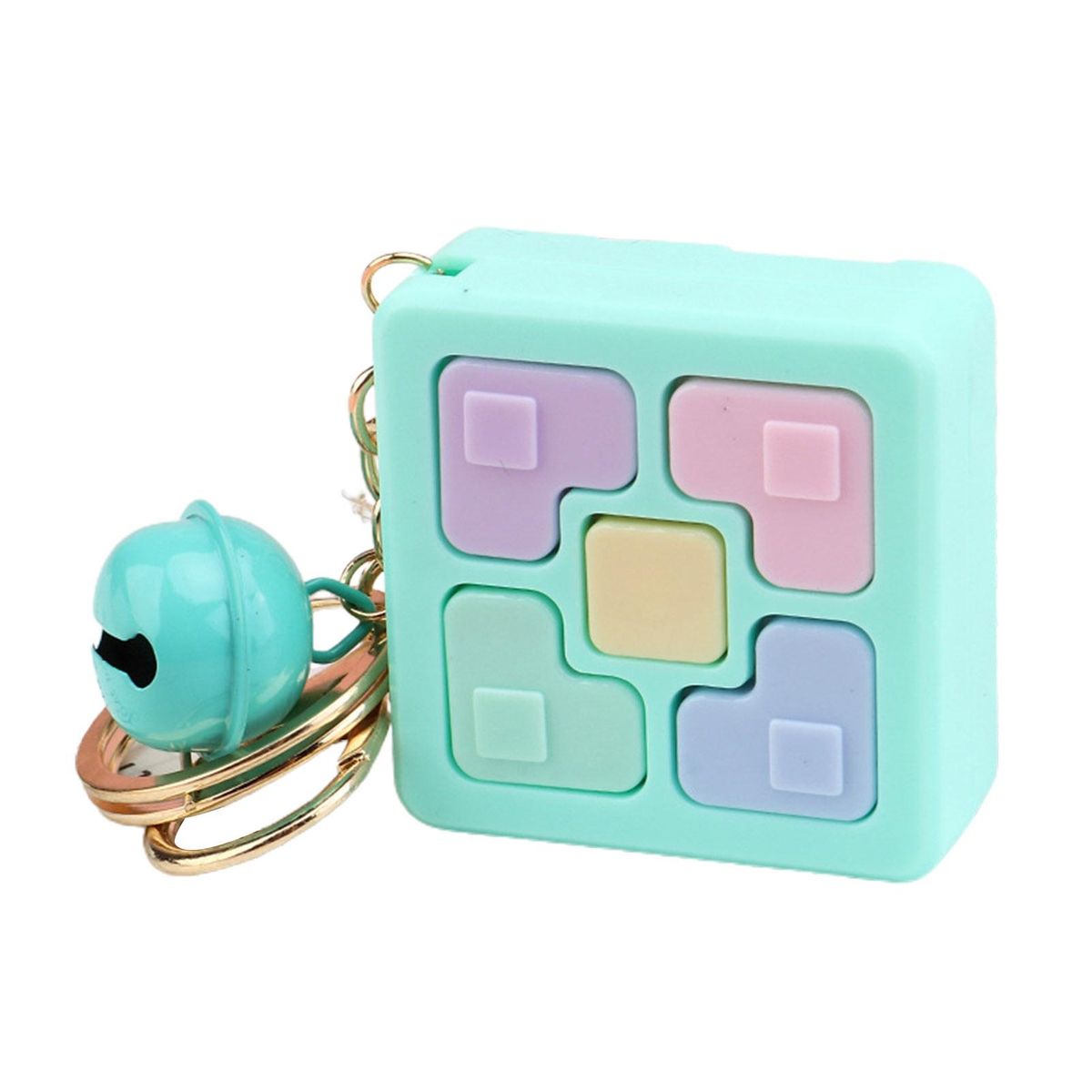 Key Chain Memory Game Machine Gaming Box Green