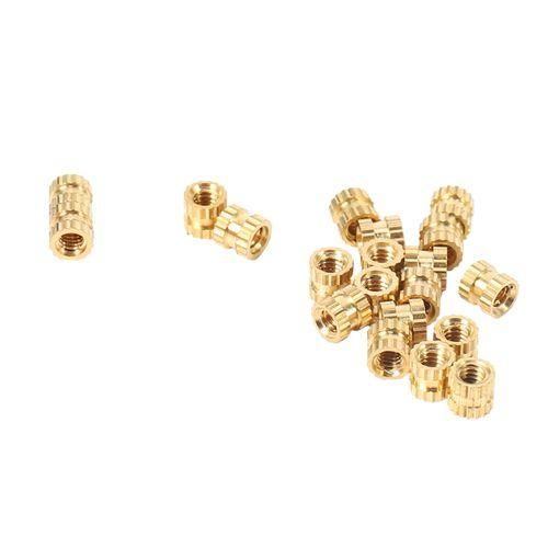 M2x3mmx3.2mm Female Threaded Brass Knued Insert