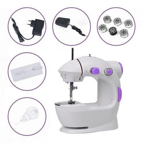 Foot Pedal & Adapter Desktop Sewing Machine - 4 In 1