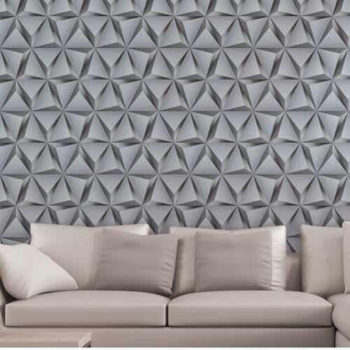 Wall Decor, 3d Wall Paper Pyramid Effect - Aprox. 5.3sqm