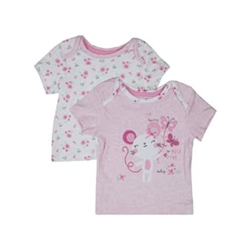 Girls 2 Pack T-shirts Ex Early Days Top