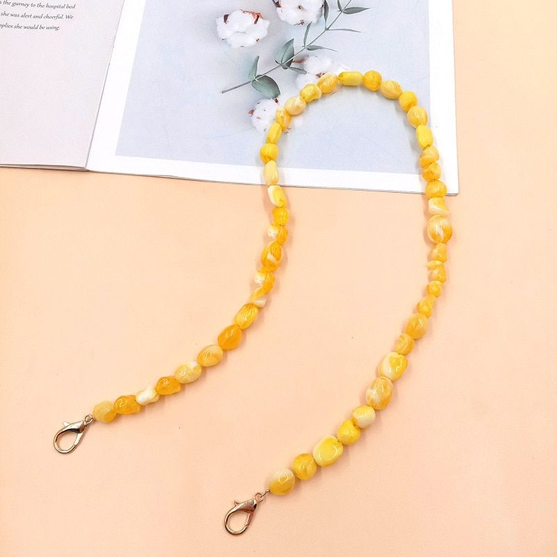 60cm DIY Replaceable Bag Handle Bead Mobile Phone Chain Bag Accessories Handbag S