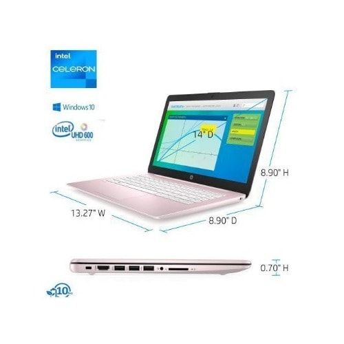 Stream 14 -Intel Celeron -11.6" -4GB RAM- 64GB SSD- Windows 11 - Gold