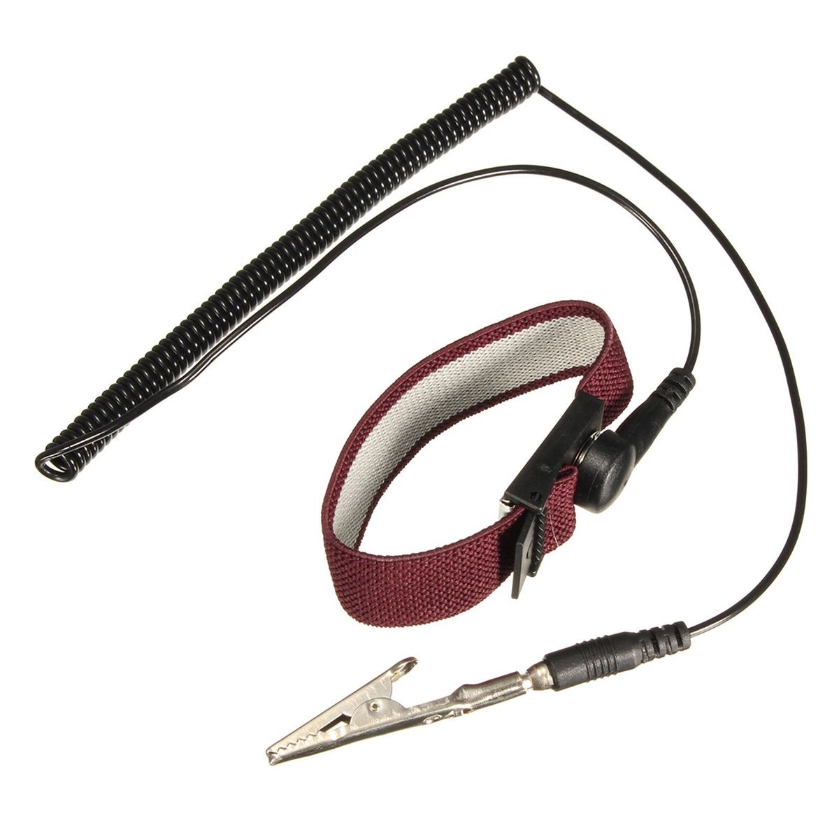 Adjustable Static-resistant Wrist Strap With 6ft Grounding