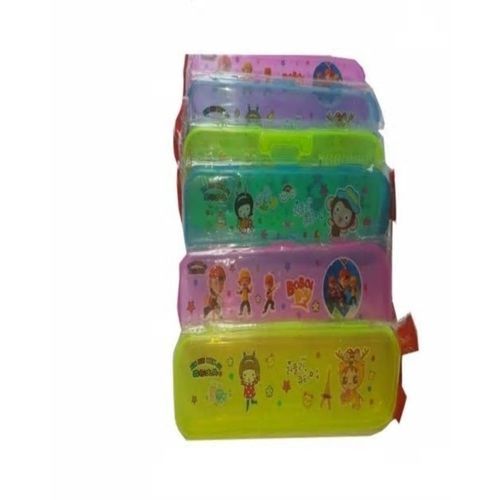 6 Kids Plastic Pencil Case For Party Gift