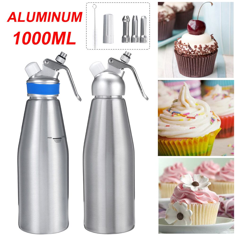 1000ml Aluminum Tool Fresh Foamer Cake Making Tool Dispenser Square