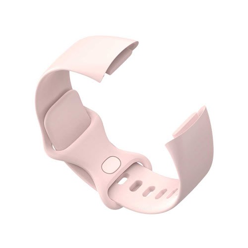 Replacement Silicone Watch Strap Band For Fitbit Charge 5 Powder Pink
