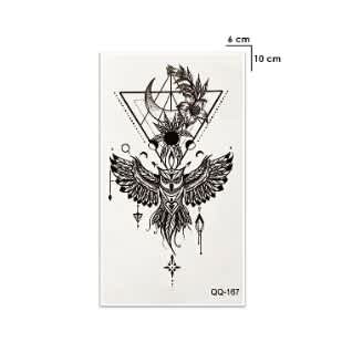 Dream Catcher Owl Temporary Waterproof Tattoo Sticker