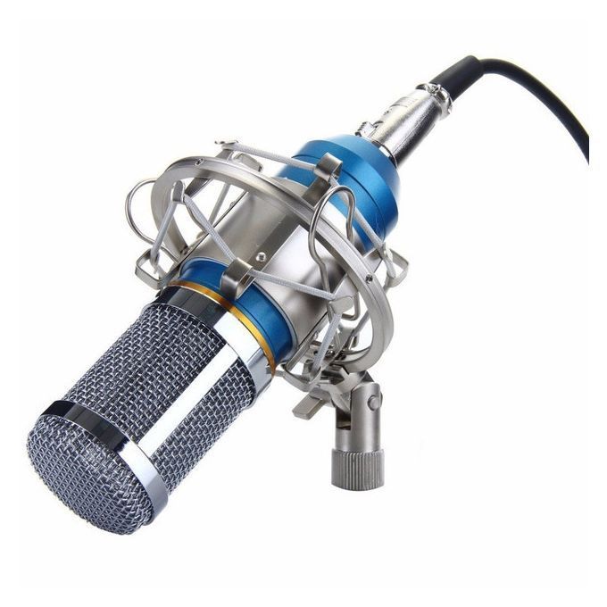 BM-800 Condenser Microphone Professional 3.5mm With Metal Shock Mount Microphone