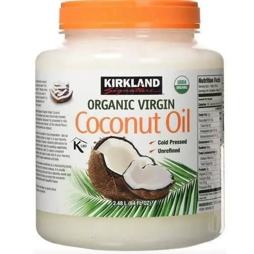 Organic Virgin Coconut Oil Cold Pressed Unrefined, 84 Fl Oz