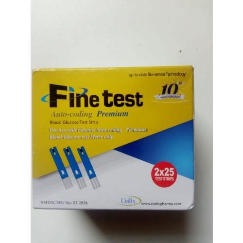 Auto-coding Blood Glucose Test Strip - 50pcs