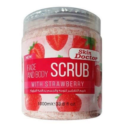 Strawberry Face & Body Scrub - Big Size - 1000ml