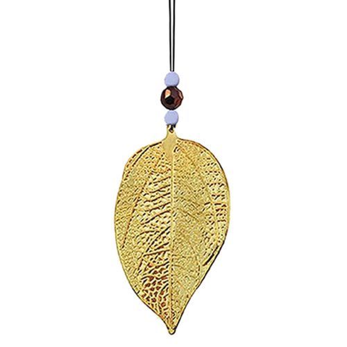 Hanging Decoration Decorative Glitter Leaf Decorative Hanger Golden