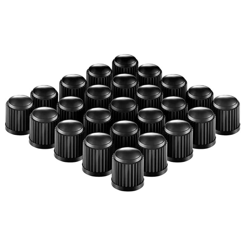1000 Pcs Black Bicycle Tire Valve Cap Professional Plastic Caps Protection Leakproof Valve For Bike Motor Car