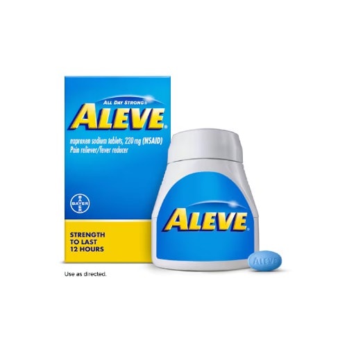 Naproxen Sodium Tablets 220mg Pain Reliever/ Fever Reducer - 90 Caplets