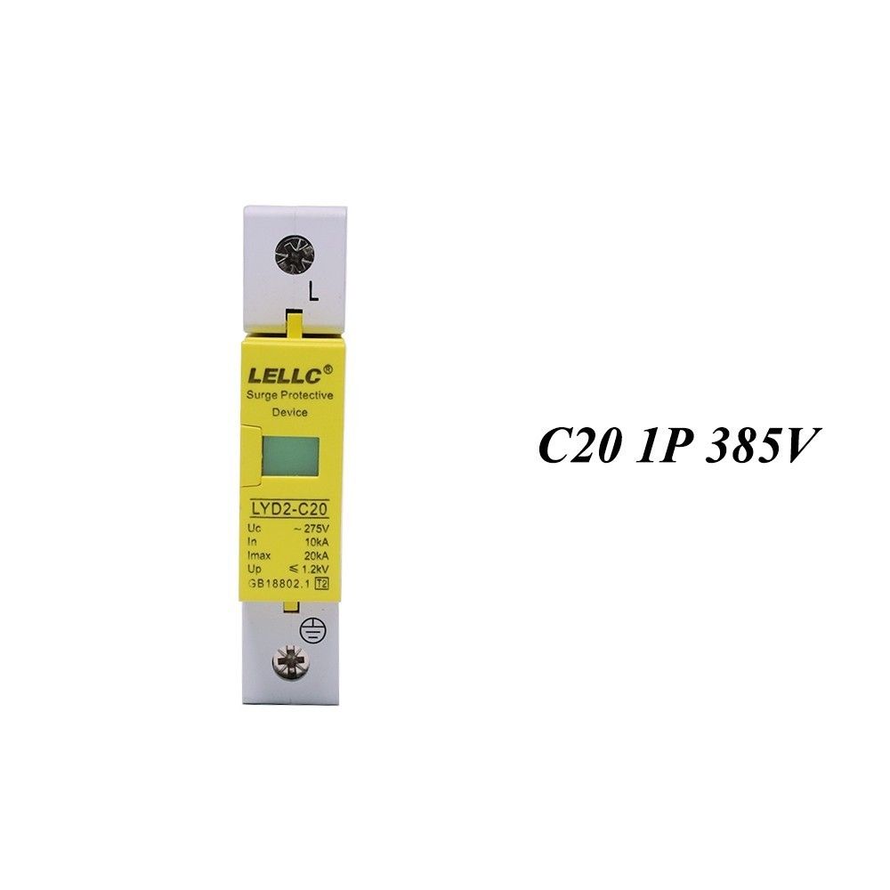Hot Sale C20-1P 10KA~20KA ~385V AC SPD House Surge