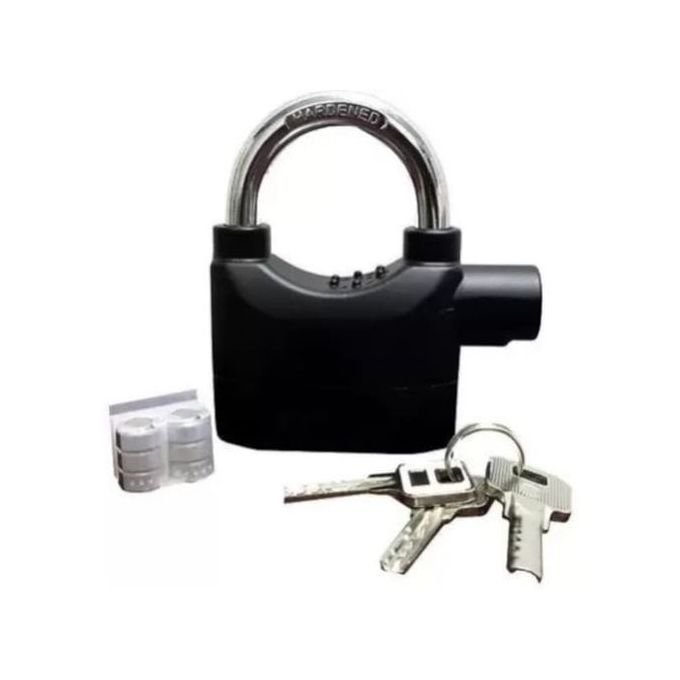Anti Theft Alarm Security Padlock Key