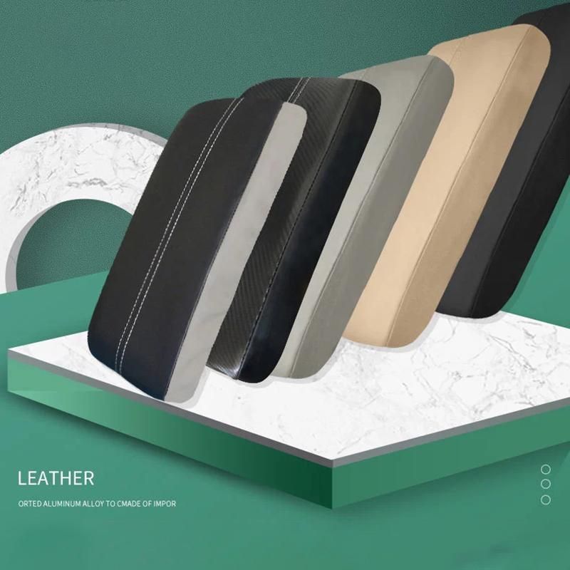 Car Center Console Armrest Leather Synthetic Cover
