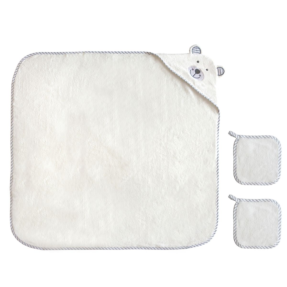 Hooded Bath Towel Cute Soft Breathable Blanket With