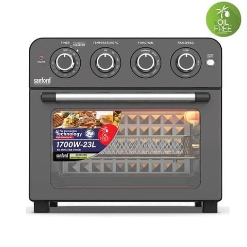Sanford 23l Air Fryer - Oil Free Oven With Rotiserie, Convection & Grill - Sf 5612eo