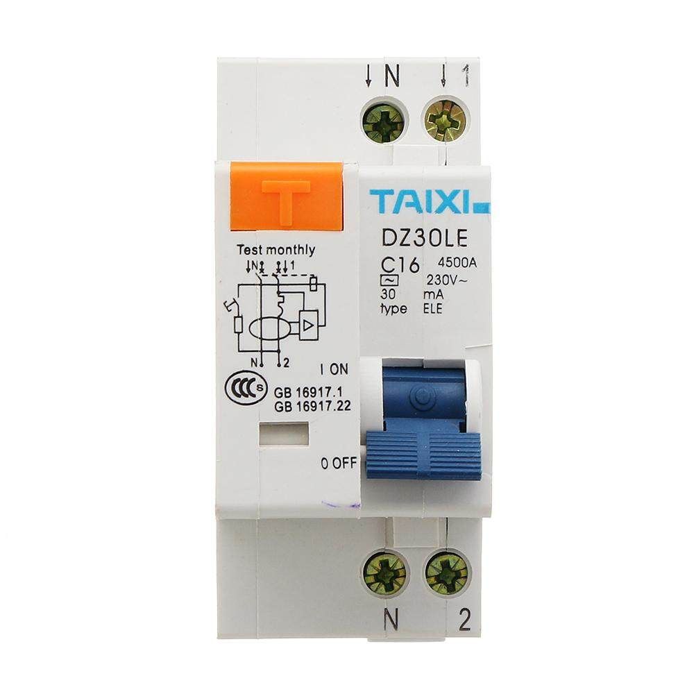 TAIXI DZ30LE-32 32A Circuit Breaker Intelligent Short Current Leakage Protection 16A