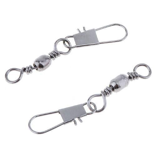 200pcs Swivel Barrel Safety Circlips Solid Tackle