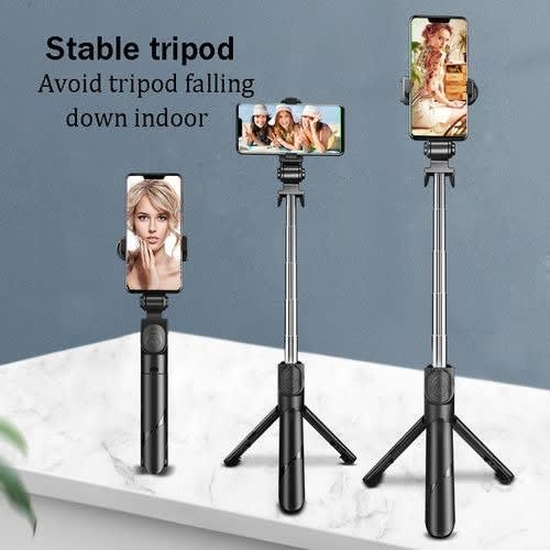 Bluetooth Selfie Stick Tripod - Black