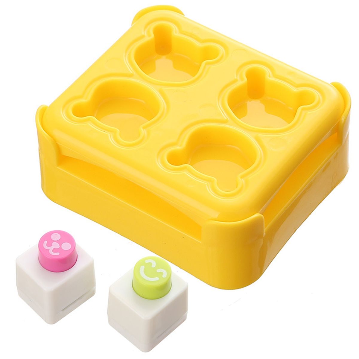 1 Set Onigiri Mold Japanese Boxed Meal Rice Mold Yellow