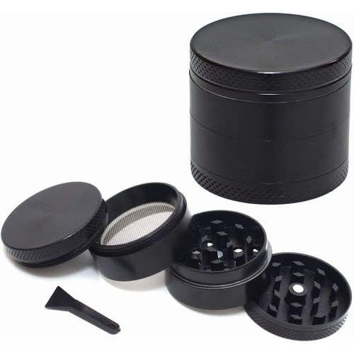 Mini Herb Weed Tobacco Grinder - 4 Layers Weed Crusher - Black