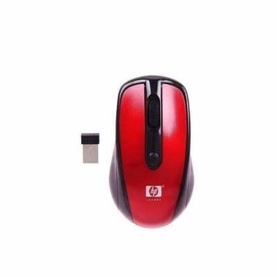 Wireless Optical Mouse - Red