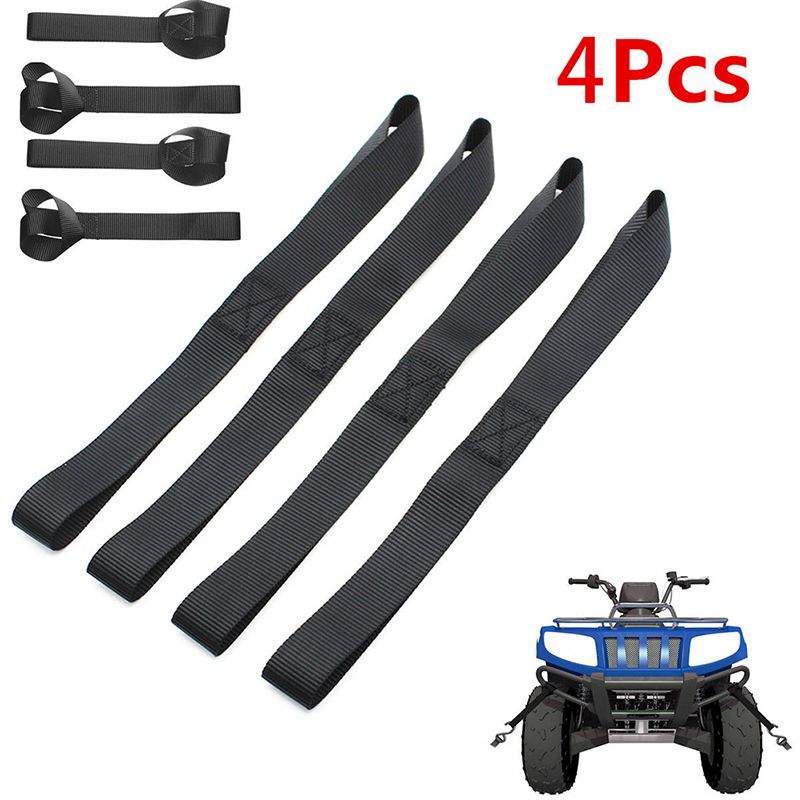4pcs Newest Universal Soft Loop Motorcycle Tie Down Ss For Motocross Motorbike ATV Dirt Bike Tie