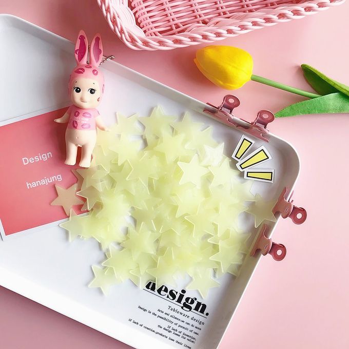 3D Fluores Ent Wall Sti Ker Hallway De Or Art Suitable For Living Room-yellow